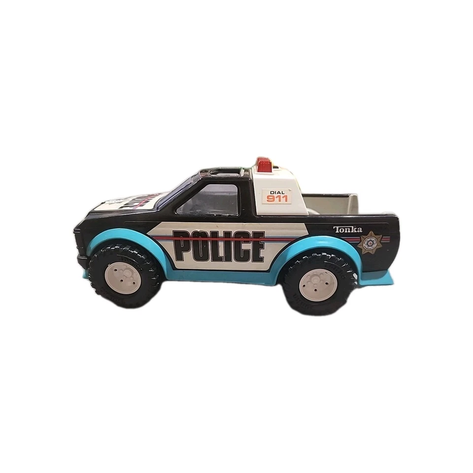 1991 Tonka State Police Highway Patrol Truck With Lights & Sounds Toy Vintage - Image 2 of 4