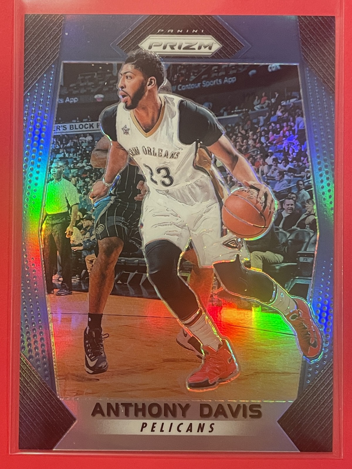 2017-18 Panini Prizm - Anthony Davis #121 Blue Prizm /199