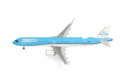 HERPA - Avion de ligne commercial – AIRBUS A321neo KLM PH-AXE Petite carte - ... - Photo 1/4
