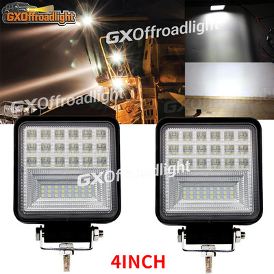 2x 4.3'' Flood LED 12V 24V Fits Caterpillar D250B D250D D250E D25D 814F 824G 916