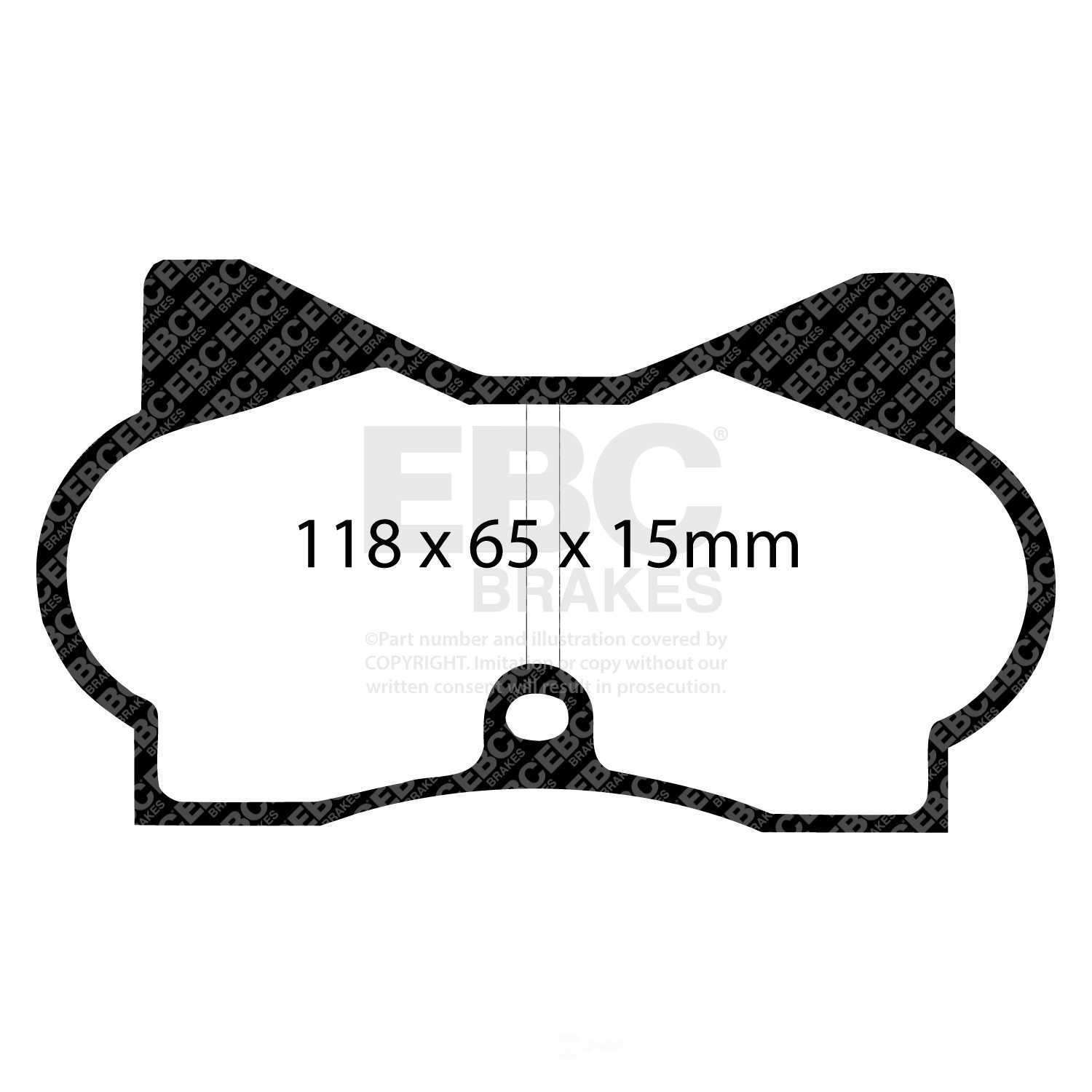 Maserati Merak 1972-1982 Brake pad sets Set