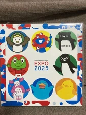 EXPO2025 Osaka Kansai Expo Myakumyaku JR 7 Character All Stars Pin Badge Set
