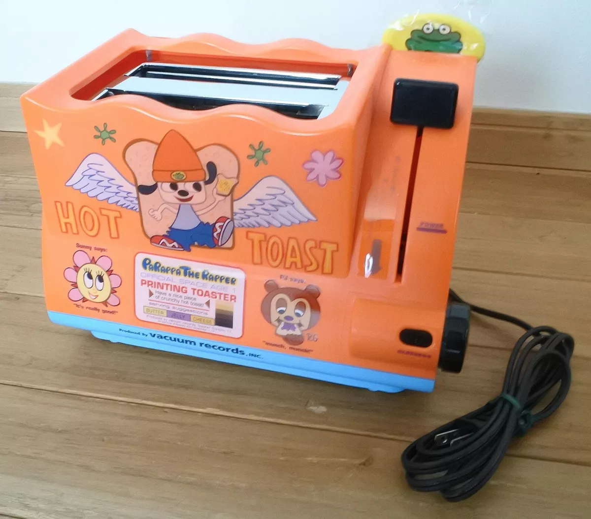 RARE! Parappa The Rapper Space Age Printing Toaster JAPAN ANIME GAME