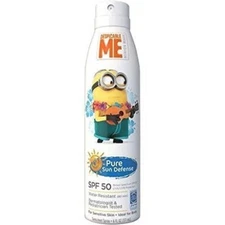 PURE SUN DEFENSE SPF 50 Sunscreen Spray, Despicable Me
