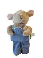 ZOOBIES BOOK BUDDIES If You Give A Mouse A Cookie Storybook Plush 11" Stuffed 