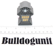 Mini Wood Keep Out Spider Tombstone Block Halloween D cor