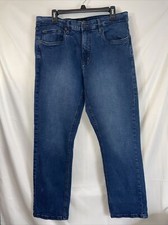 Urban Star Jeans Mens 36X30 Blue Straight Leg Cotton Blend Stretch Medium Washed