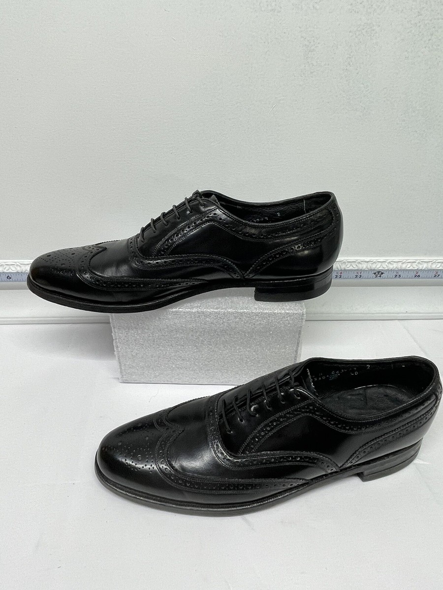 Florsheim Harvard Black Oxford Brogue Wingtip Dress Shoes Size 11D Florsheim Harvard Black Oxford Brogue Wingtip Dress Shoes  main image 2
