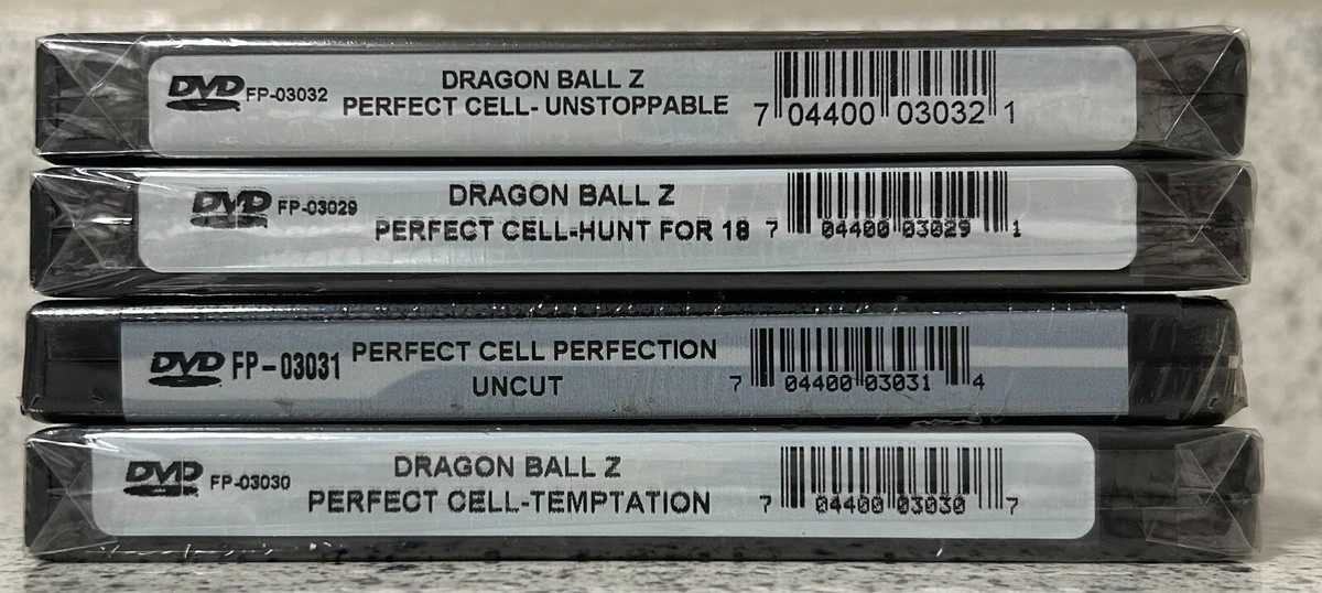 Dragon Ball Z Complete Perfect Cell Saga, Brand New 4 DVD