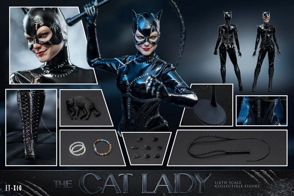 ETERNAL ET-X10 1/6 Cat Lady Selina Collectible Female Action Figure Model Toy - Image 2 of 4