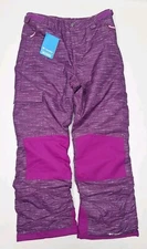 Columbia Unisex-Teen Bugaboo Ii Snowboard Pant Pink Ice Tweed X-Large