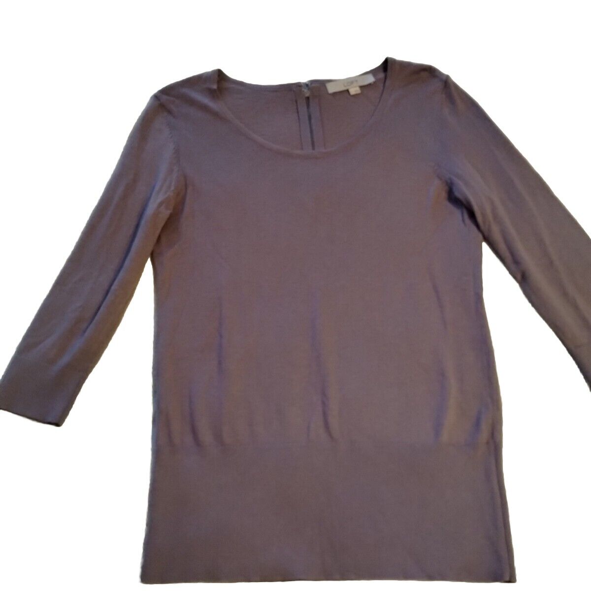 Loft Lilac Purple Sweater 3/4 Sleeves Soft Small … - image 1