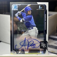 2015 Bowman Chrome ADRIAN RONDON 1ST Rookie RC AUTO AUTOGRAPH Tampa Bay Rays