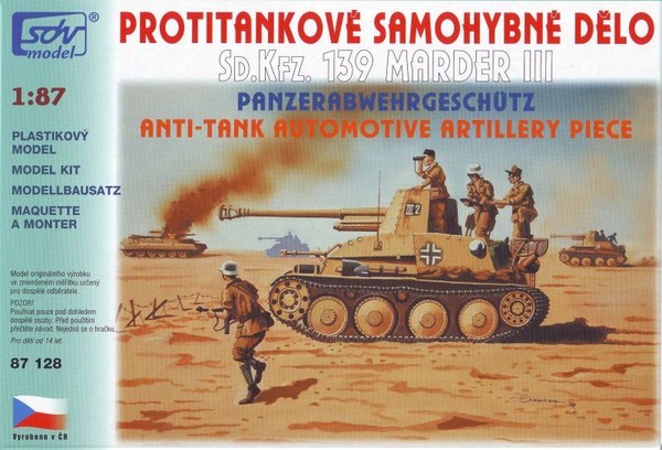 Sdv 87128 Bausatz Sd. Kfz.139 Marder Iii., PanzerabwehrgeschüTz Mastab 1:87-image