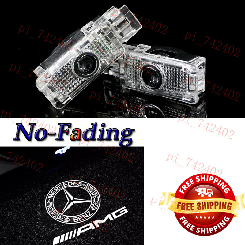 Car LED AMG laser Projector door light For 2001-2007 C-Class W203 Sedan 4-Door