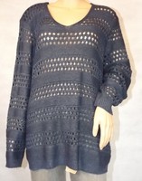 ★ Gina Laura ★ L - 44/46 Pullover ~ Langarm ~ Dunkelblaju ~ Neu