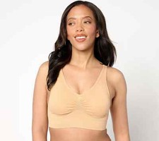 Anybody Intimates Wirefree Cuplift Seamless Bra-Honey Tan-3X-NEW-A639397