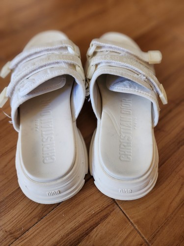 Christian Dior D-wander weiße Pantoletten Sandalen Gr.38 - Bild 12 von 18