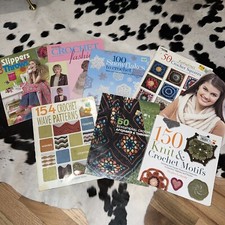 Crochet Pattern Book Lot