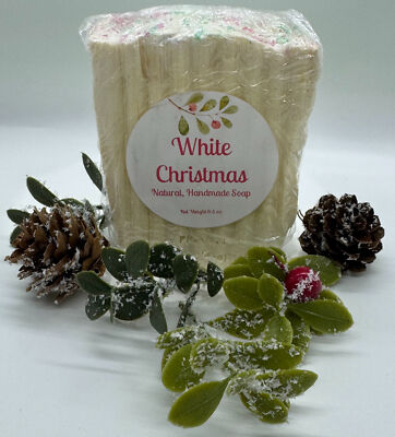 White Christmas Artisan Soap