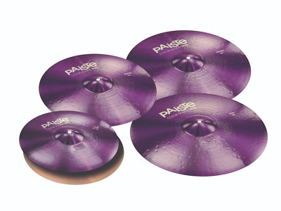 Paiste Color Sound 900 Purple 6 Pc Universal Cymbal Set/w-16'' China 