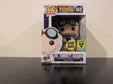 Funko Pop Back To The Future BTTF Dr Emmett Brown GLOW Con Exclusive ERROR 62