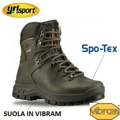 GRISPORT SCARPONE SCARPA TREKKING SUOLA VIBRAM FODERA IMPERMIABILE 13819