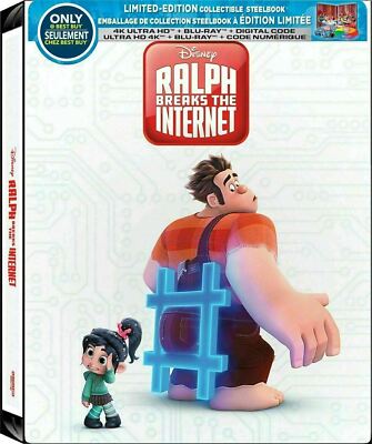Ralph Breaks the Internet - Excl. SteelBook [Blu-ray 4K+Blu-ray] New & Sealed!!