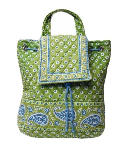 green vera bradley backpack