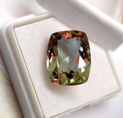 #ad 17.25 Ct Certified Natural Color Changing Alexandrite Cushion Cut Loose Gemstone $23.69