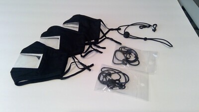 clear see through face mask for sign language and lip reading from R&R Supply