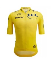 - Santini Leader Classifica Generale Tour de France Official Maglia Maniche Cort