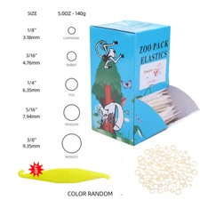5000 Pcs Dental Orthodontic Rubber Bands Ortho Elastics Latex Braces 5.0 OZ
