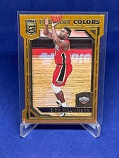 ZION WILLIAMSON 2021-22 PANINI DONRUSS ELITE PRIMARY COLORS ORANGE DIE CUT #7
