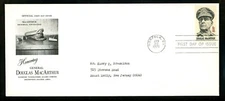 US FDC #1424 Unknown 1/26/1971 Norfolk VA Military General Douglas MacArthur
