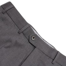Hiltl NWT Dress Pants Size 48 32 US Perfetto Contemporary Fit Gray Wool Blend