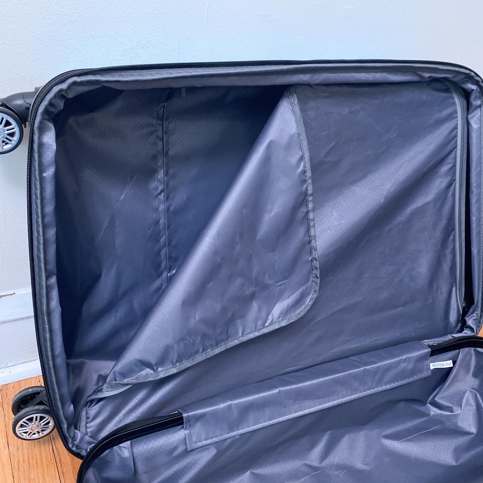 Luggage Hard Shell Luggage with Spinner Wheels 30" Large - Blue