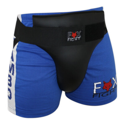 Protección Profunda Hombre Suspensorio Testicular de Genitales PU FOX-FIGHT 