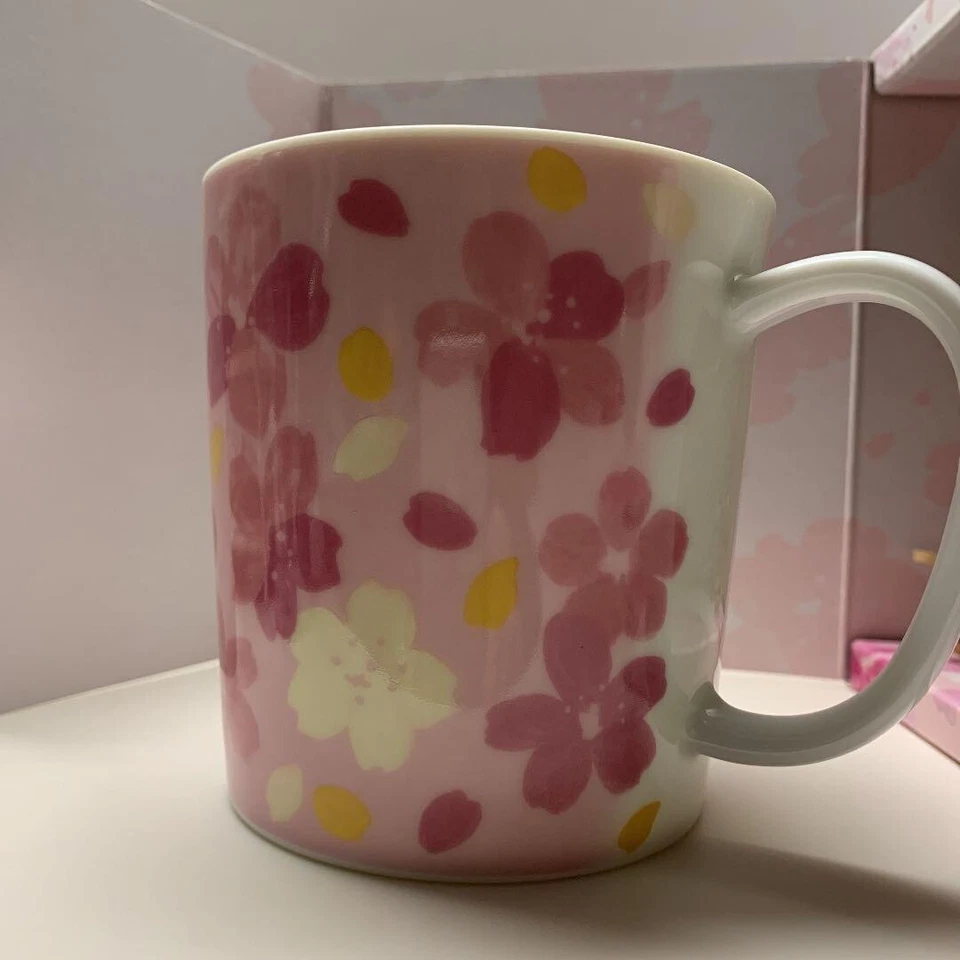 Taza Starbucks Sakura Logo Flor Rosa Flor de Cerezo Caja Original 2019 Japón Foto 3 de 4