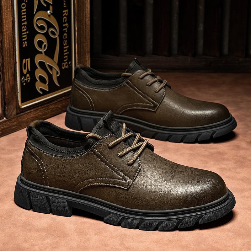 SAOLA Scarpe da uomo Leisure Pump Work British Business Oxfords matrimonio stringate tinta unita