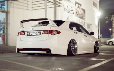 アコード　CU2 CW2 無限　MUGEN Side Spoiler Mugen Spoiler for Acura TSX Honda Accord 8 2008 - 2013 CU2 Rear