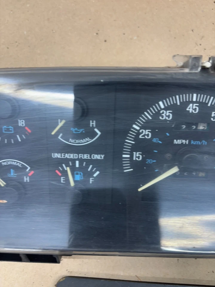 1987 年 1991 年福特 F150 F250 F350 BRONCO 速度计量器仪表盘 460 AT — 第 3/4 张图片