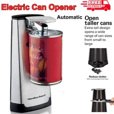 Electric Can Opener Automatic Smooth Edge Under Cabinet Knife Sharpener Cord