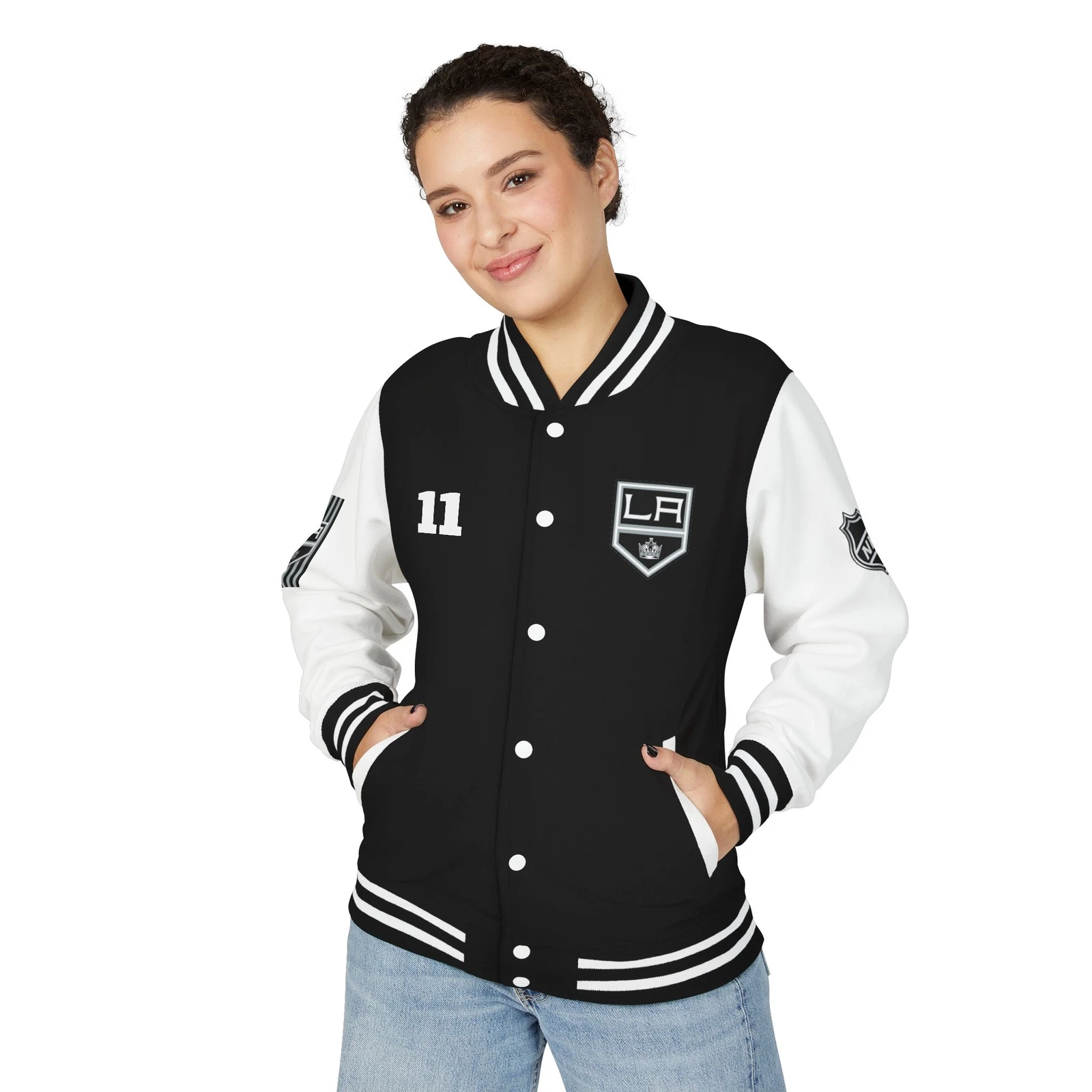 LA Kings Men's Heavyweight Jacket, Sports Fan Gift, Team Apparel, Unisex Jacket