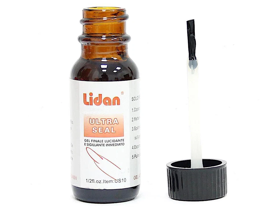 Gel UV finale lucidante manicure unghie top coat sigillante professionale nail - Immagine 4 di 4