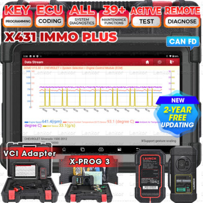 2025 Launch X431 IMMO PLUS X-PROG 3  Programmier Coding OBD2 Diagnosegerät D