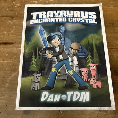 Dan TDM Trayaurus And The Enchanted Crystal Paperback Minecraft 2016