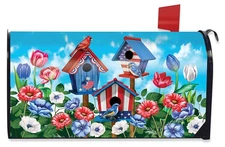 Briarwood Lane American Birdhouses Summer Magnetic Mailbox Cover