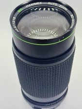 Olympus OM10 fit Hanimex 80-200mm Macro focusing lens, slight kink otherwise ok