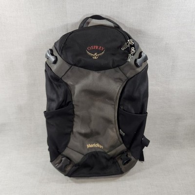 Osprey Meridian 22/60L Backpack Black Gray Hiking Outdoor NO DAY PACK